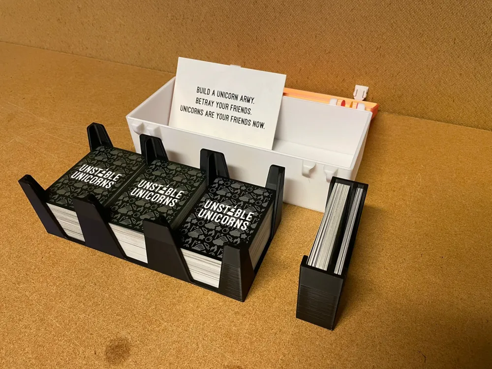 Unstable Unicorns - Snaplock Card Box - Free 3D Print Model
