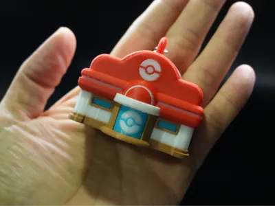 Pokémon Center Bag Charm & Keychain