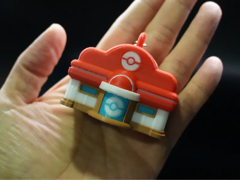 Pokémon Center Bag Charm & Keychain