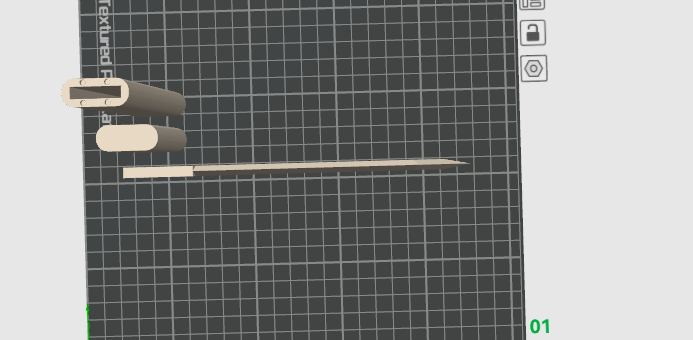 Miniatura 2 do modelo 3D 素皮小刀