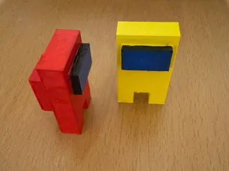 Among Us Minecraft style