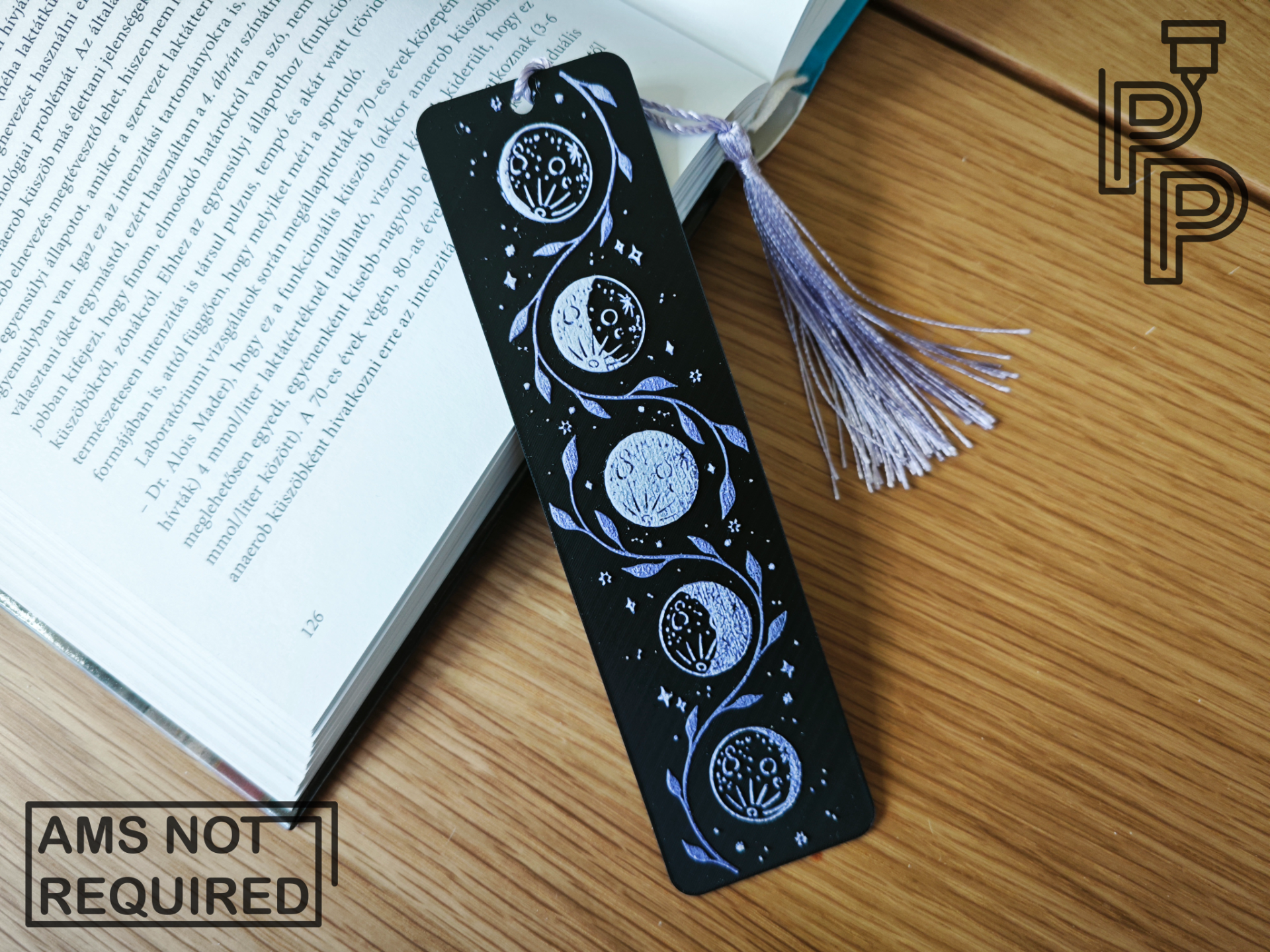 Lunar Harmony Bookmark