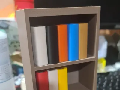 Bookshelf for Tiny Secret Book Cache 