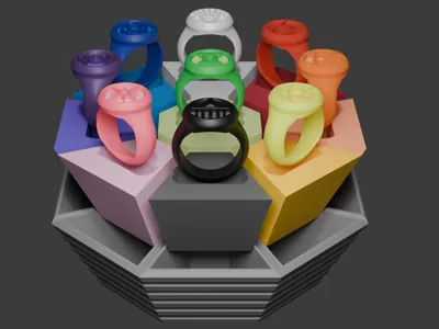 Lantern Corp Rings and Display