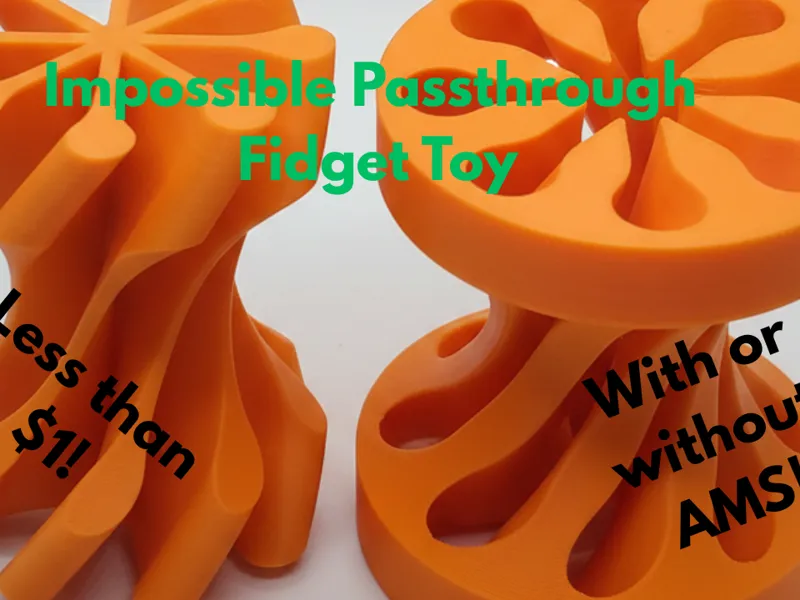 Impossible Passthrough Fidget Toy v2
