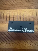 Stand - Three Flowers, Custom Text