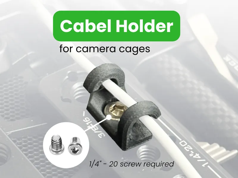 Cable Holder for Camera Cages – Cable Management