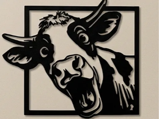 Happy Cow Wall Art