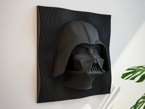Darth Vader 3D Layered Wall Art – Star Wars Decor