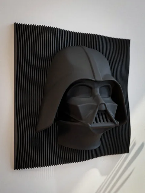 Darth Vader 3D Layered Wall Art – Star Wars Decor view 3