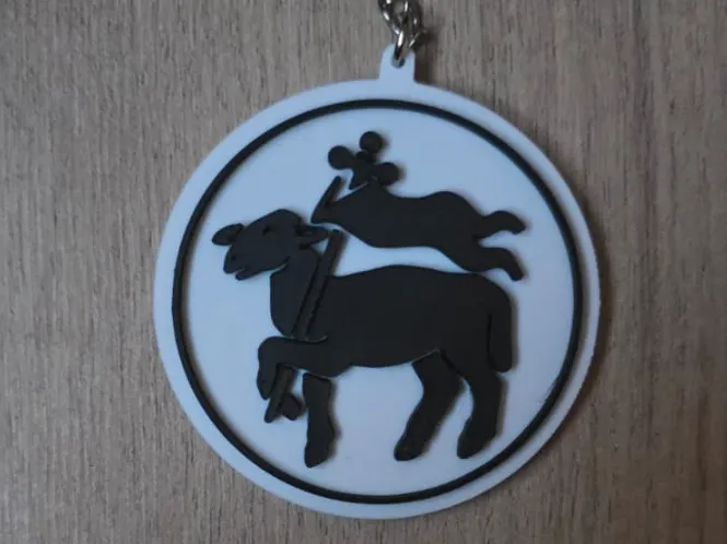 Fleischer Zunftwappen – Schlüsselanhänger