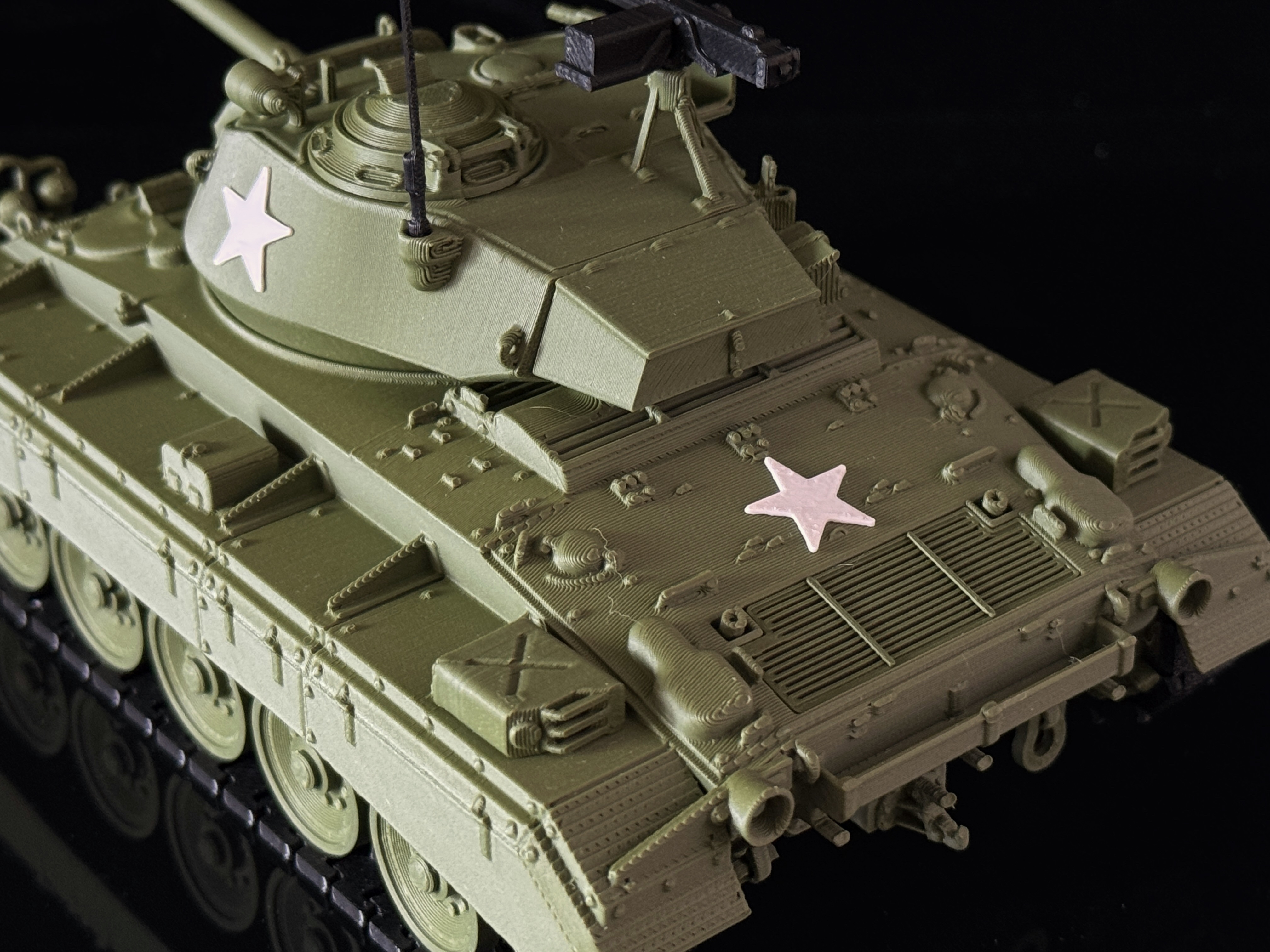 3Dプリント M24チャーフィー軽戦車 アメリカ合衆国 1/35スケール