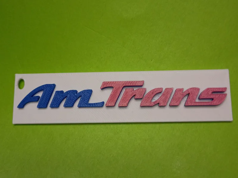 "Am Trans" Trans Pride Charm