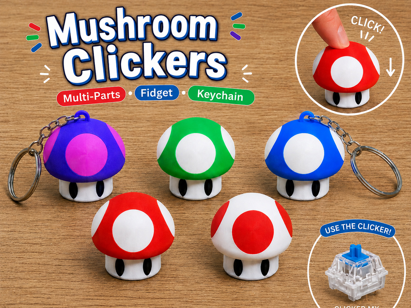 Champignon Clicker multipart no AMS