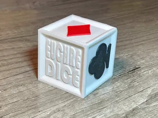 Euchre Card Game Suit Dice