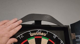Fold away Dartboard Cabinet light