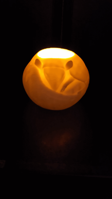 Armadillo Tealight Holder – 3D Printed Luminary