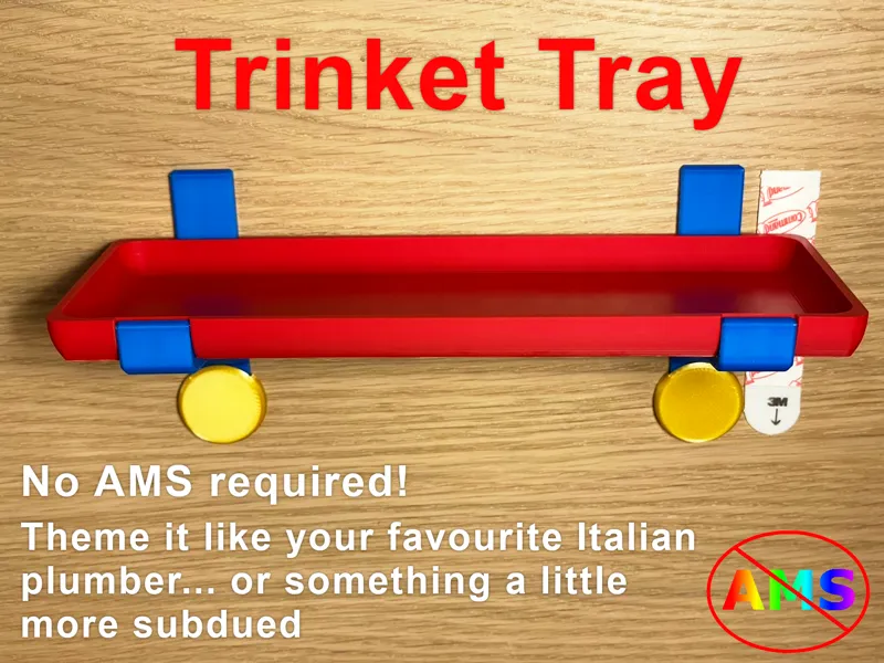 Themeable Trinket Tray (3M Command compatible)