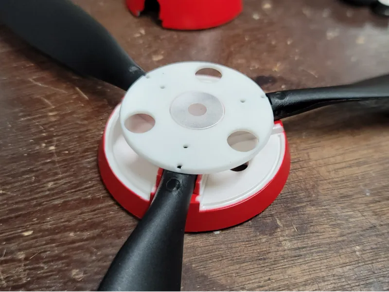 Flightline motionrc 1600 P38 spinner supports