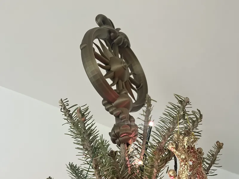 Baroque Christmas tree topper - Ornament