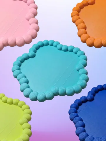 Bandeja organizadora: Scalloped Wavy Beaded Tray — vista de referencia 2