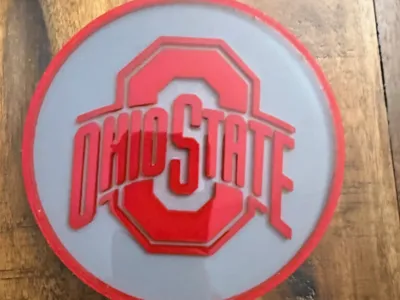 Ohio State Buckeyes 3d coaster
