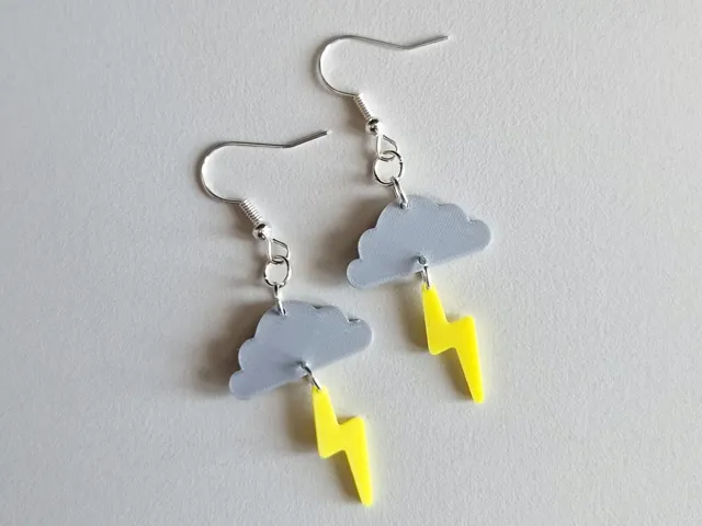 Storm mood earrings