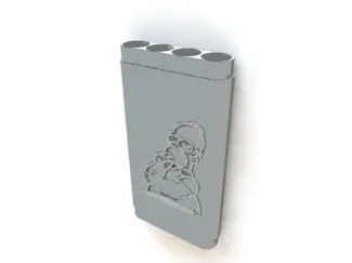 Cigarette Box with Simpsons