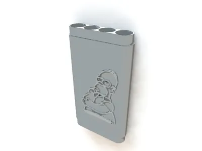 Cigarette Box with Simpsons