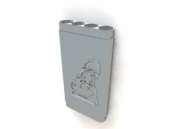 Cigarette Box with Simpsons