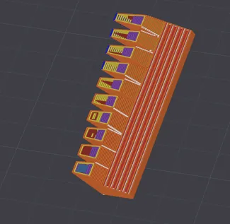 Accurate test of 20-30 degree overhang angle and layer height