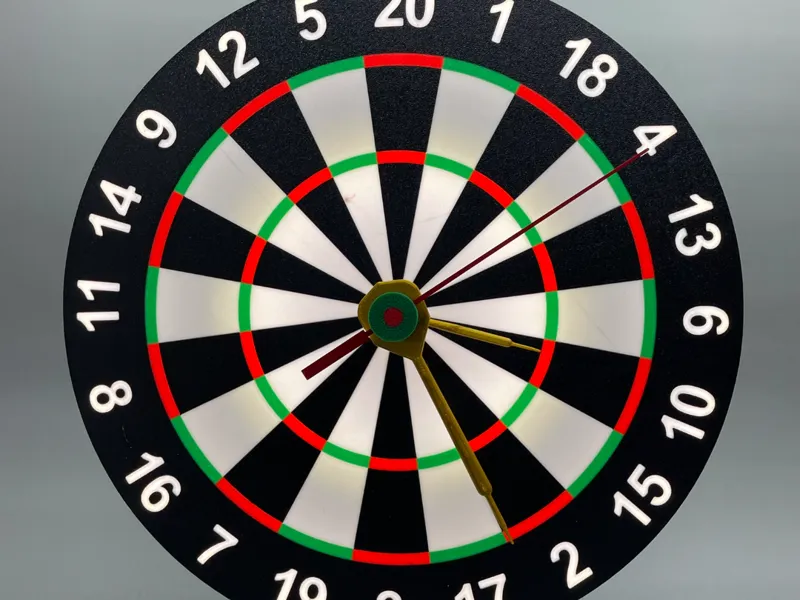 Dart Uhr LED-Box