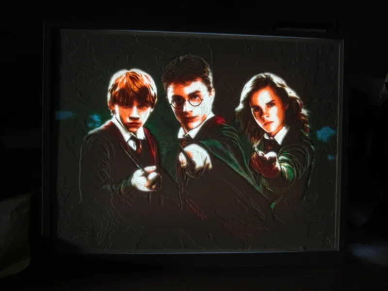 lithophane Harry Potter