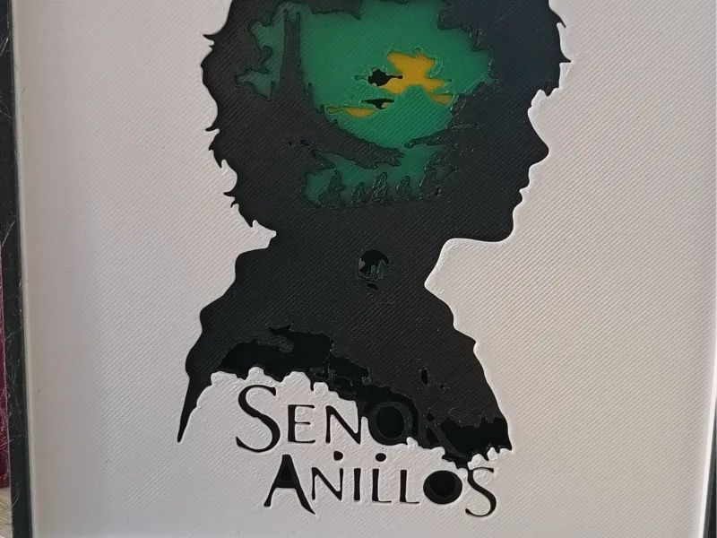Shadow box de El Señor de los Anillos
