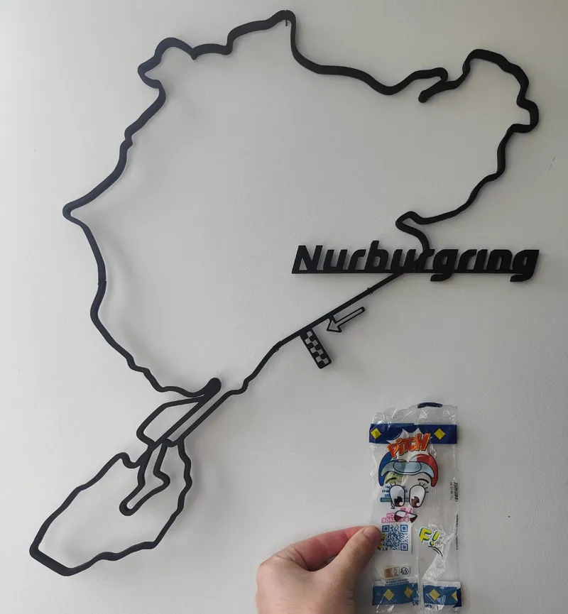 nurburgring 2D art 25cm