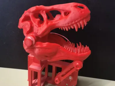 dinosaur chewing machine