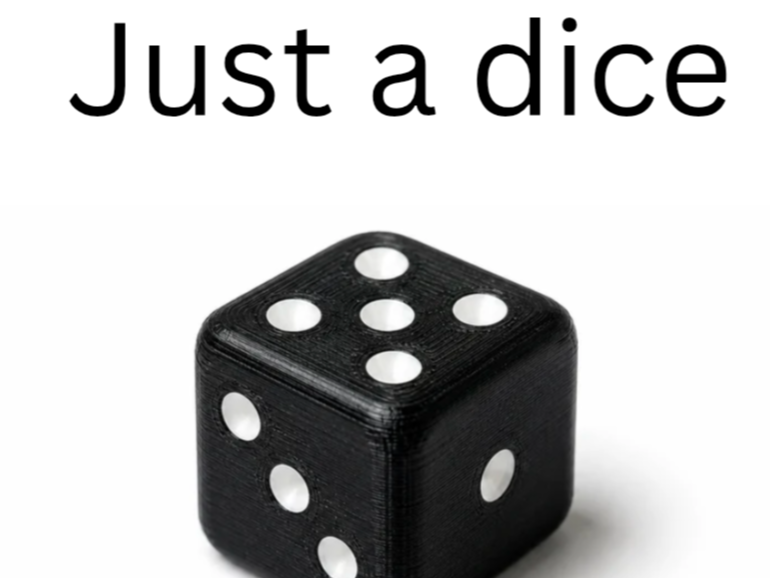 Miniatura 1 do modelo 3D Just a dice