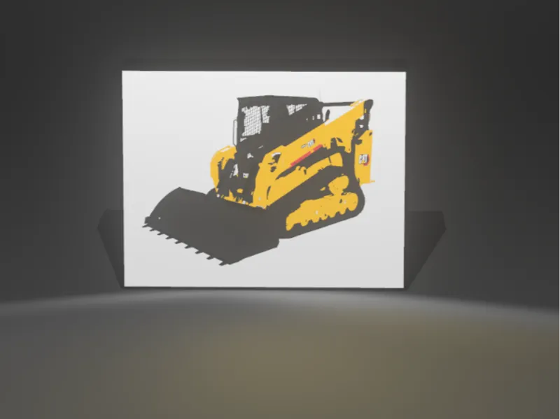 Skid steer light box