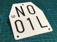 Plaque deco de cyclomoteur vintage — photo 1