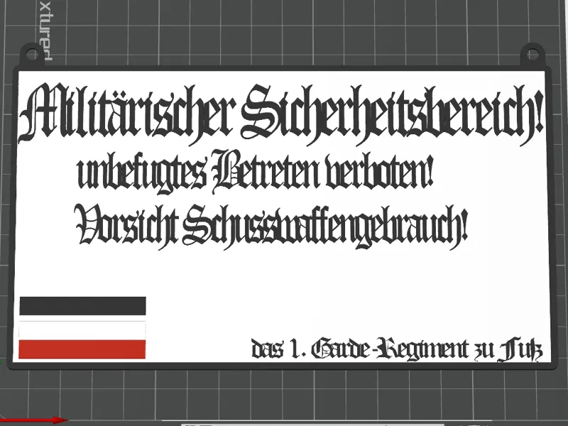 1. Grade-Regiment zu Fuß