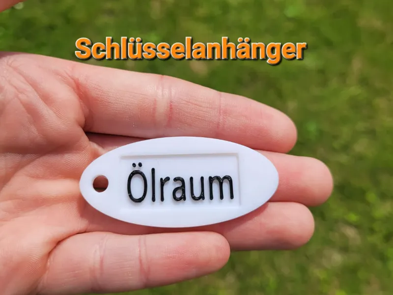 Schlüsselanhänger - Ölraum