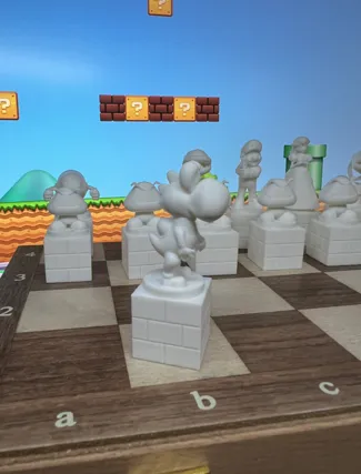 Yoshi / Super Mario / Schachfigur