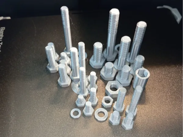 Set modulaire de vis M6/M7/M8/M10 avec écrous et rondelles