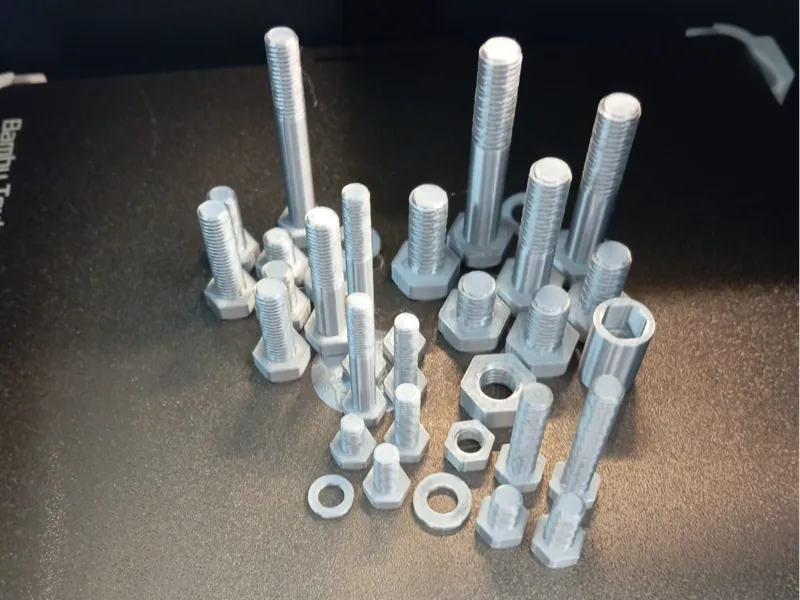 Modular Screw Set M6 M7 M8 M10 + Nuts & Washers