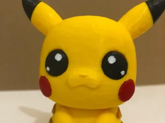 Cute Multipart Pikachu (No Painting/No AMS)