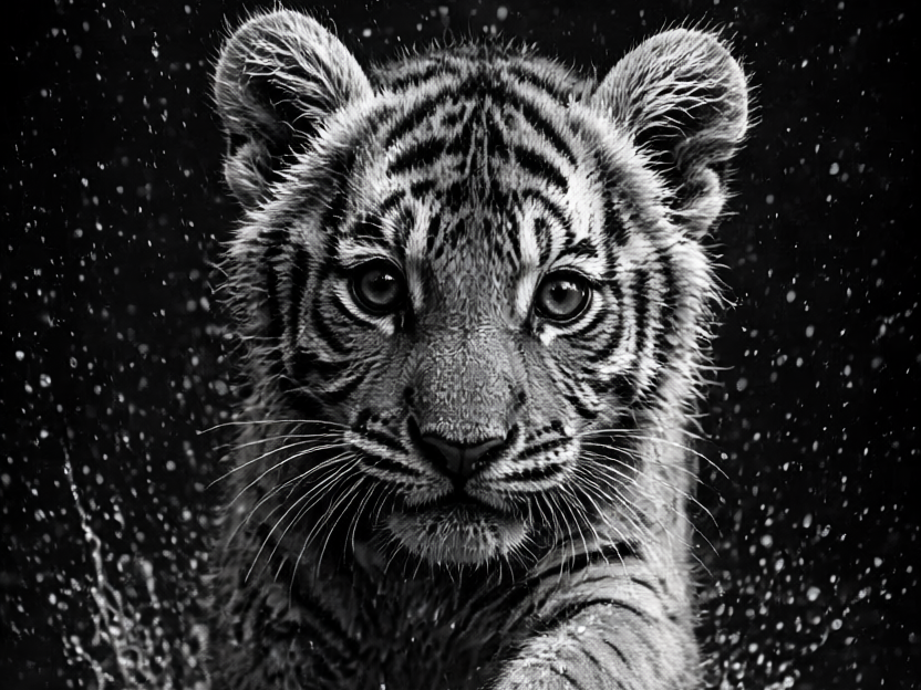 Bébé Tigre – Série bébé Animaux EASY PRINT