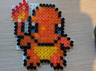 perle hama salameche (Charmander)