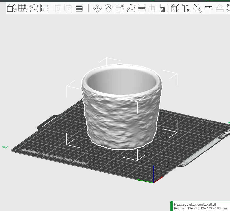 textured flower pot - Free 3D Print Model - MakerWorld