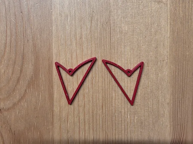 heart earrings