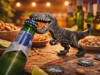 T-Rex Bottle Opener / CapZilla – The Cap Predator
